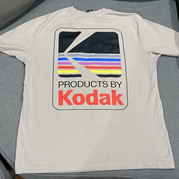 H&M Kodak Print Film Relaxed TShirt Tan - Picture 13 of 15